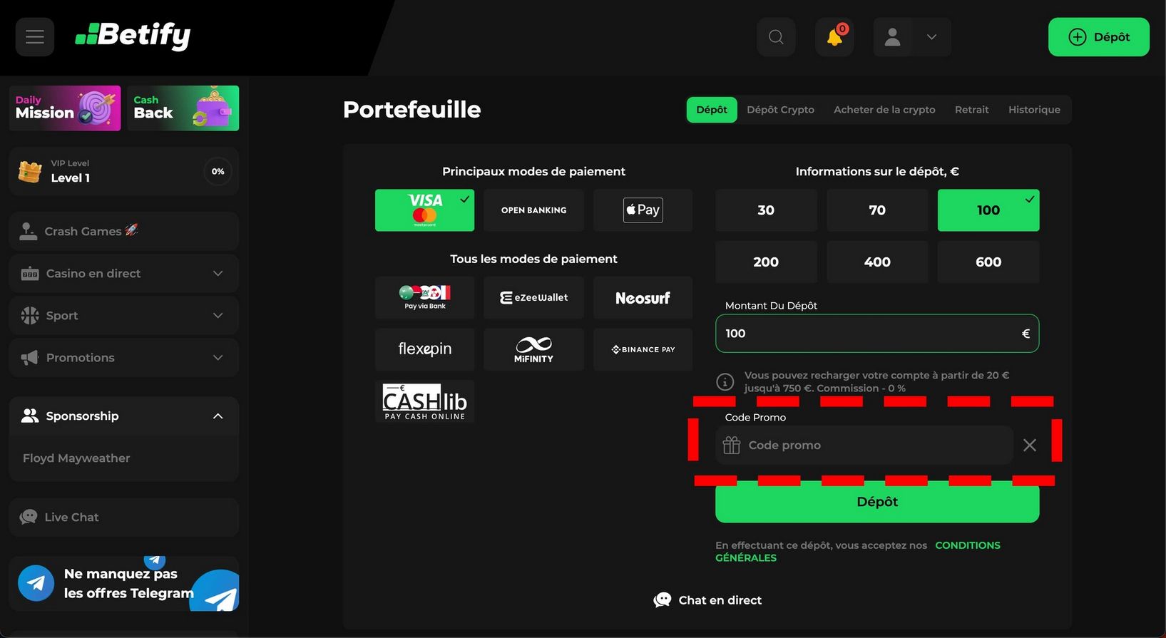 Éditeur du site du casino Betify&rsquo;s